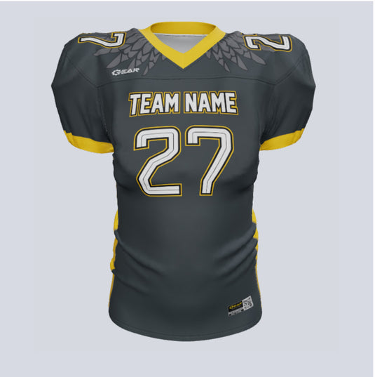 Custom Attack Wing Flex Football Jersey