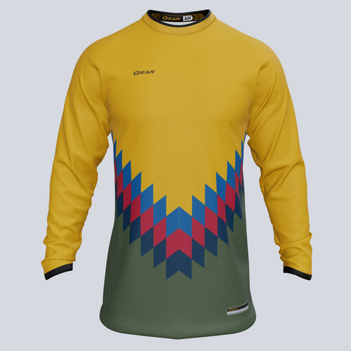 Custom America Long Sleeve Jersey