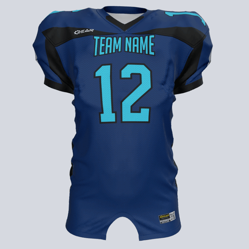 Custom Stream Fitted Football Jersey