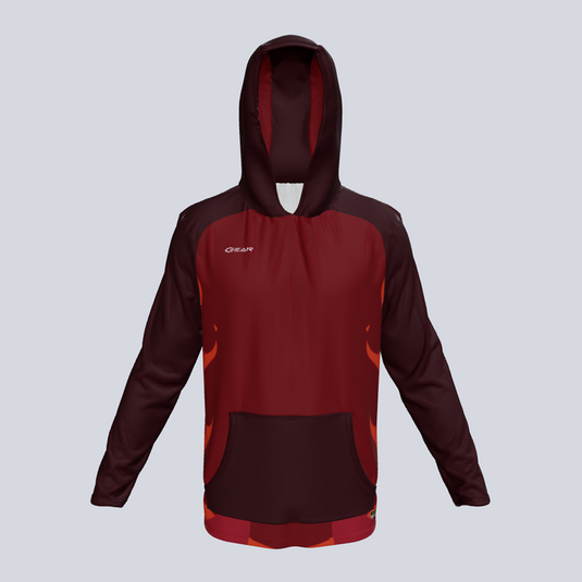 Long Sleeve Lightweight Fire Hoodie w/pocket