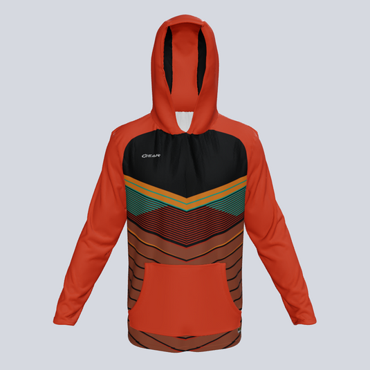 Long Sleeve Lightweight Fusion Hoodie w/pocket