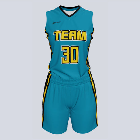 Ladies Custom Basketball Triple Double Uniform