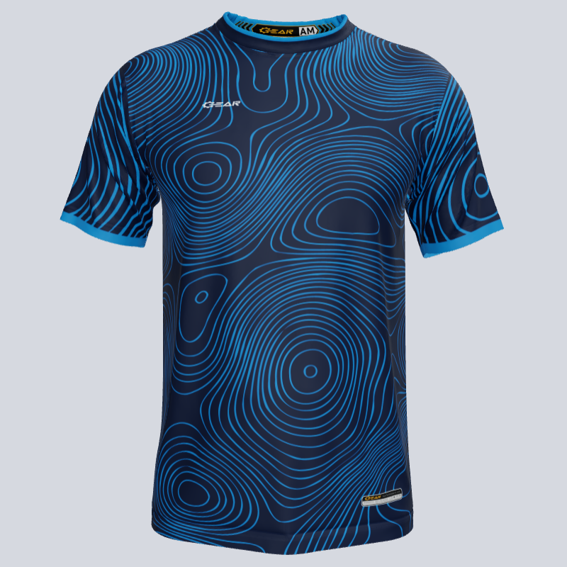 Load image into Gallery viewer, Custom Team Topo Soccer Jersey
