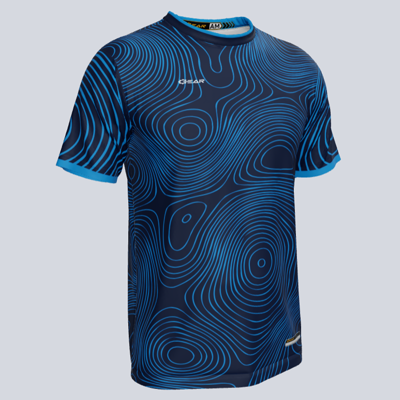 Load image into Gallery viewer, Custom Team Topo Soccer Jersey
