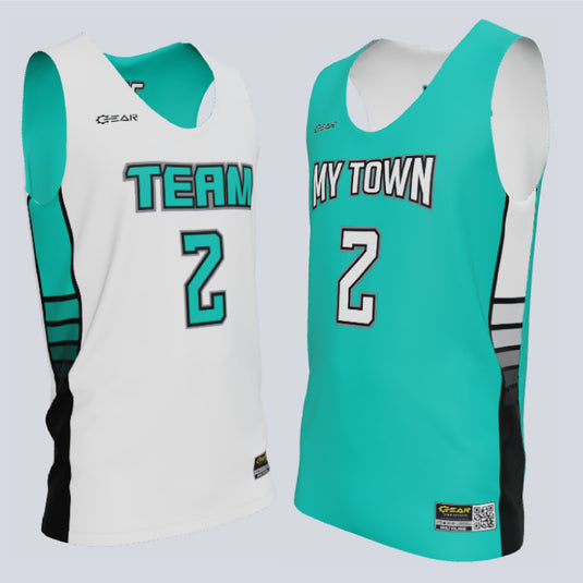 Reversible Single Ply Forward Basketball Jersey