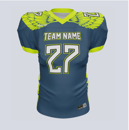 Custom Hawk Wing Flex Football Jersey