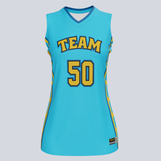 Custom Rebound Ladies Basketball Jersey