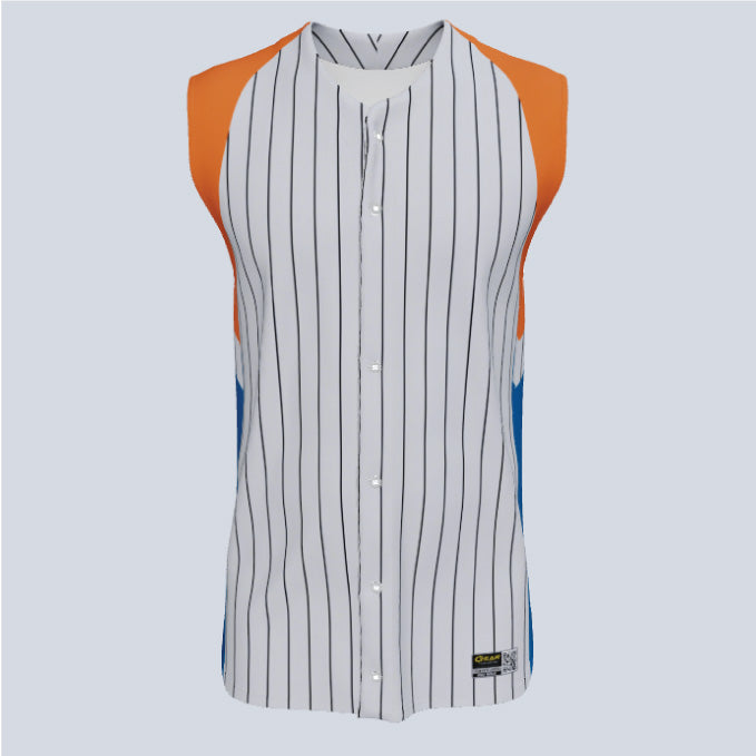 Full Button Baseball Legend Custom Sleeveless Jersey