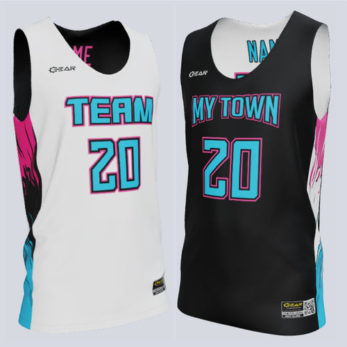 Reversible Single Ply Nitro Basketball Jersey