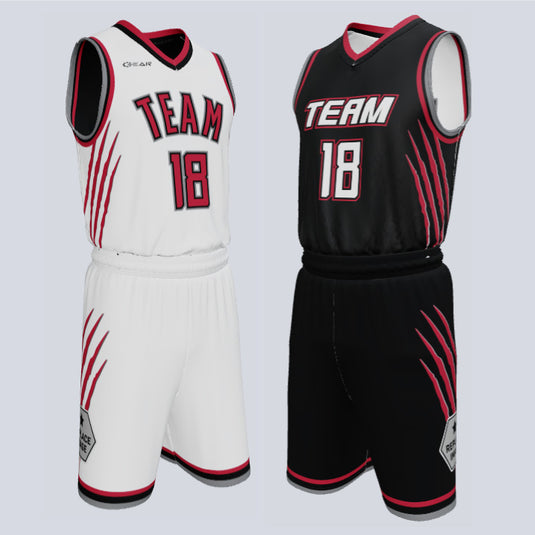 Custom Reversible Double Ply Basketball Rip Uniform