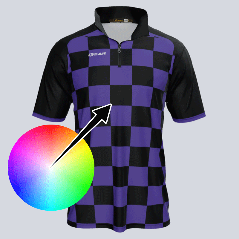 Load image into Gallery viewer, Checker Short Sleeve 1/4 ZIP
