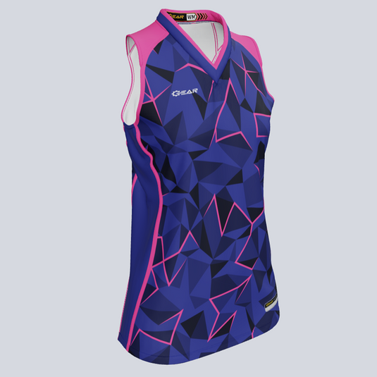 Ladies Prism Razor Back Sleeveless Custom Jersey