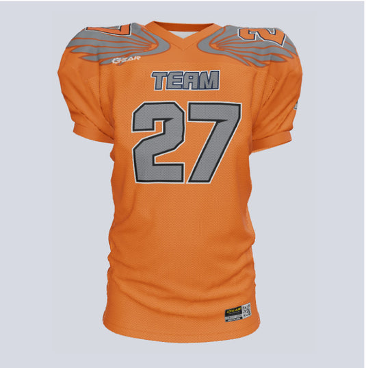 Custom Speed Wing Loose-Fit Football Jersey