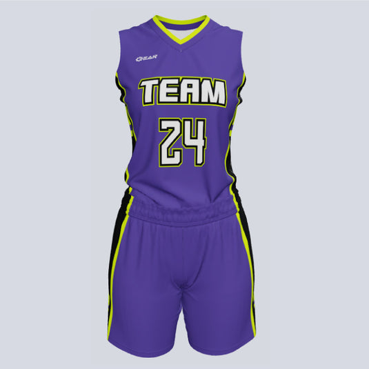 Ladies Custom Basketball Strike Uniform