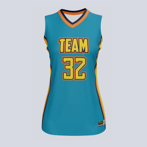 Custom Triple Double Ladies Basketball Jersey