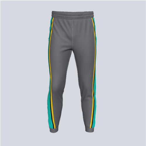 Custom Wide Stripe Track Pant w/Ankle Zips