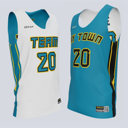 Reversible Single Ply XLR8 Basketball Jersey