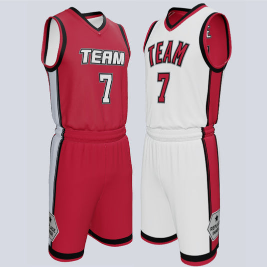 Custom Reversible Double Ply Basketball Xpress Uniform