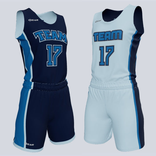 Ladies Custom Reversible Single-Ply Basketball Express Uniform