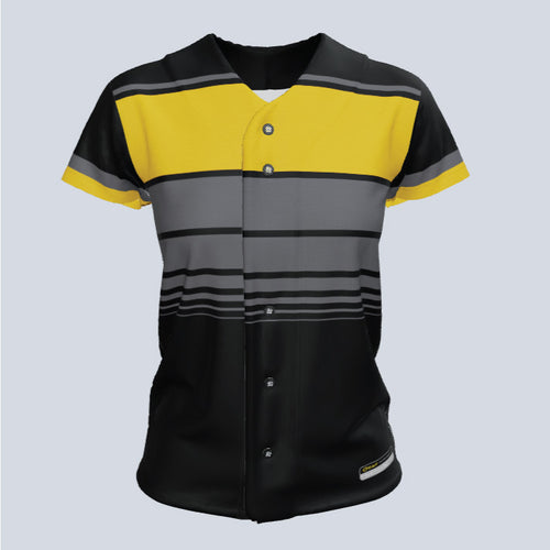 Ladies Astro Full Button Cap Sleeve Custom Softball Jersey