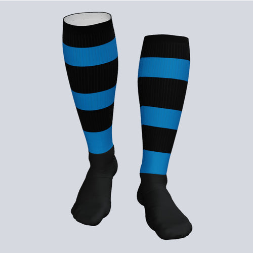 Custom Full Length Striped Game Socks