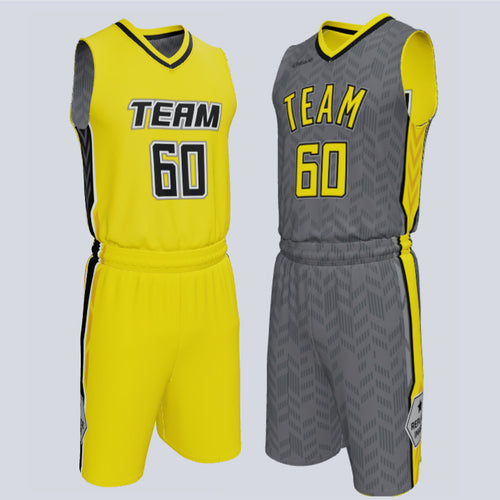 Custom Reversible Double Ply Basketball Cyborg Uniform