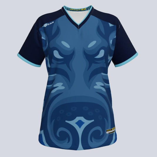 Octopus Fury--ladies-mascot--front