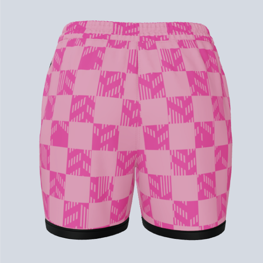 Ladies Custom Pro Checker Short