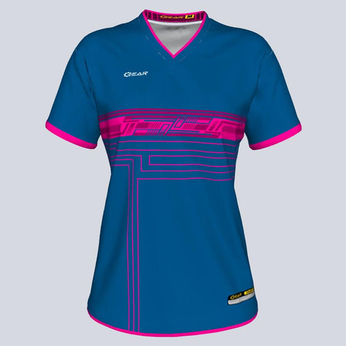 Womens--J-vneck jersey-Surge-Front