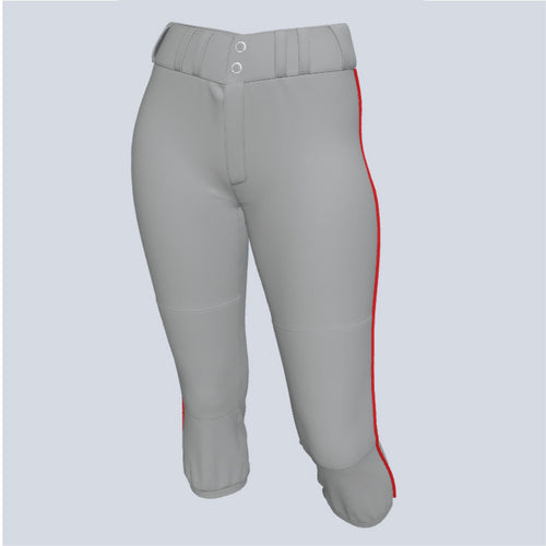 Ladies Traditional Low Rise Pant w/Braid