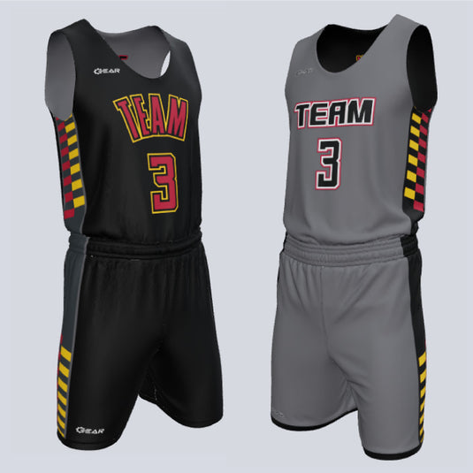 Custom Reversible Single-Ply Basketball Speed Uniform