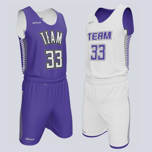 Custom Reversible Single-Ply Basketball Twist Uniform