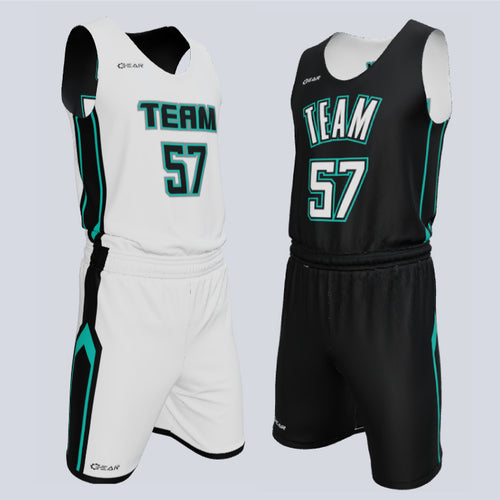 Custom Reversible Single-Ply Basketball XLR8 Uniform